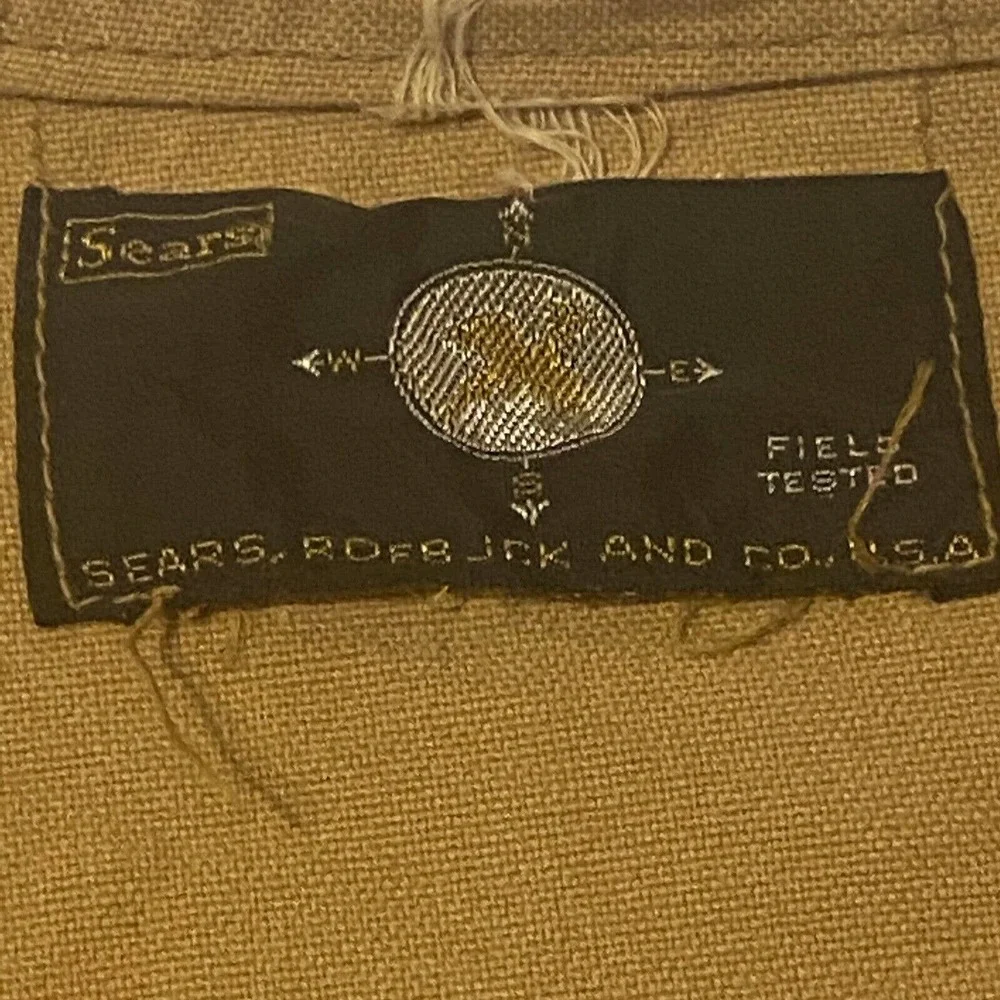 Vintage Sears Roebuck And Co. USA 'Field Tested' Zip Up Hunting Vest, 40 - Picture 2 of 16
